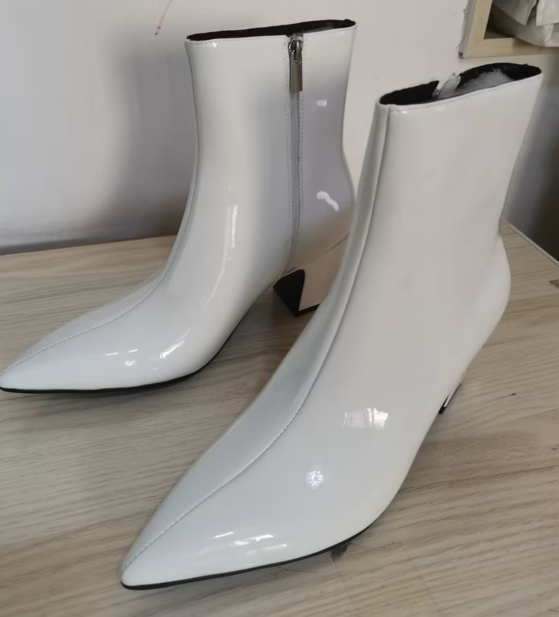 Men Formal Wear With Boots - Nowe modne białe buty męskie, wysokiej