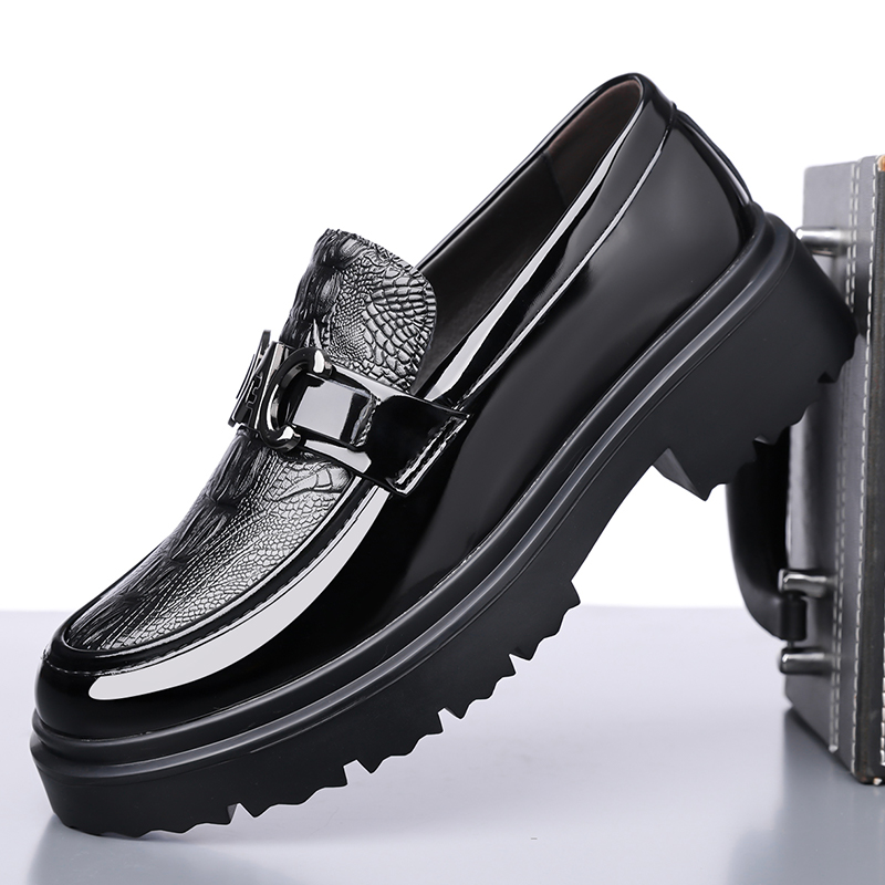 Męskie skórzane buty wiosenne  – Formal Men Daily Wear Footwear recenzja i cena