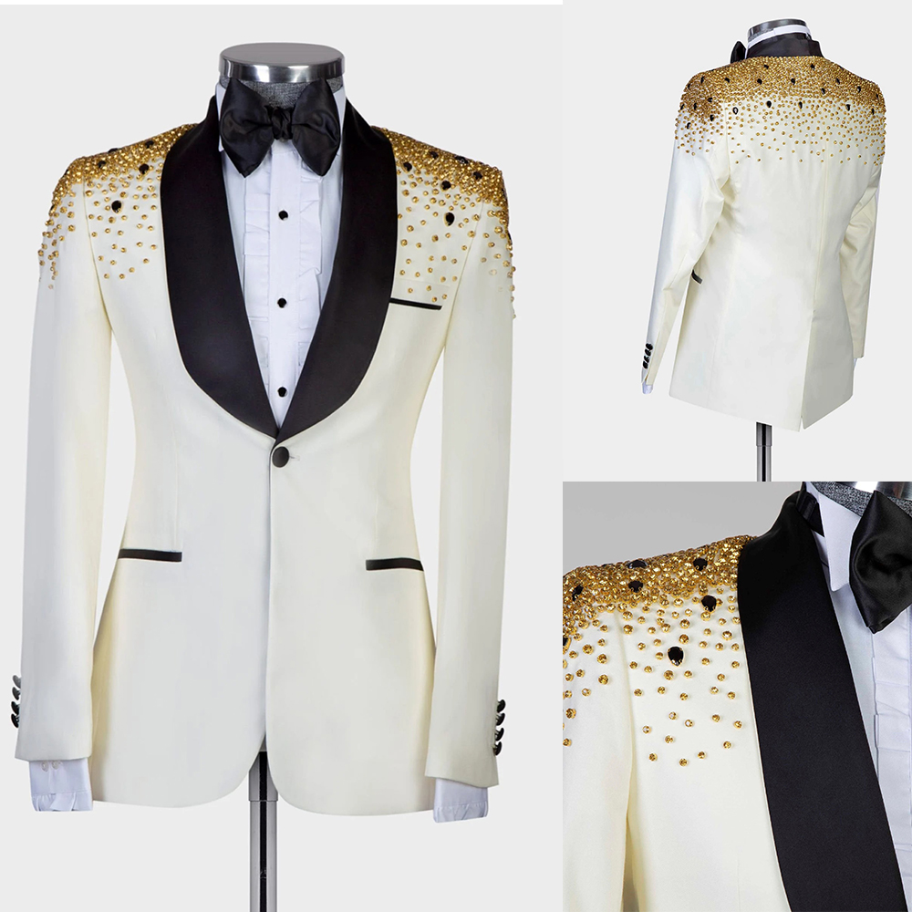 Męskie luksusowe garnitury z k – Men Formal Wear Modern recenzja i cena