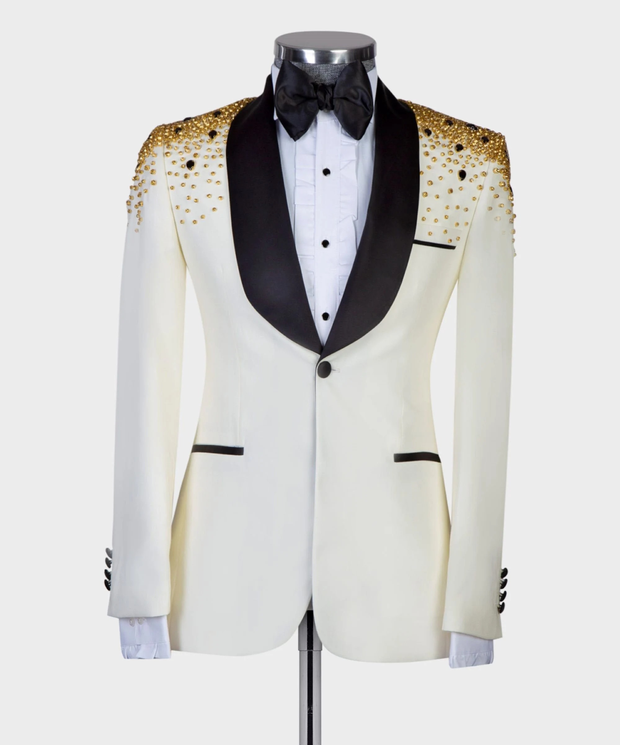 Męskie luksusowe garnitury z k – Men Formal Wear Modern recenzja i cena