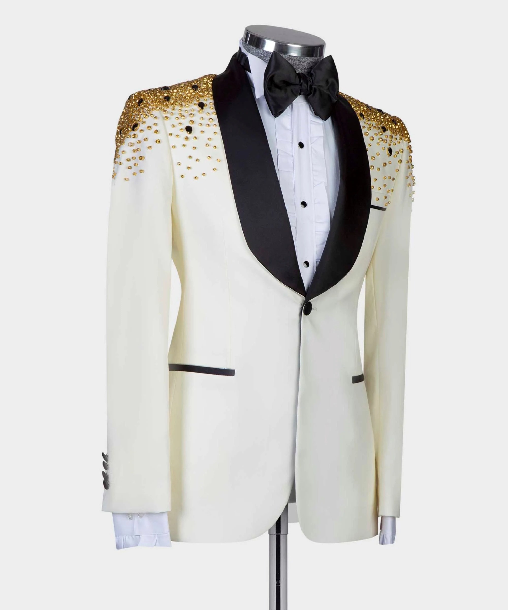 Męskie luksusowe garnitury z k – Men Formal Wear Modern recenzja i cena
