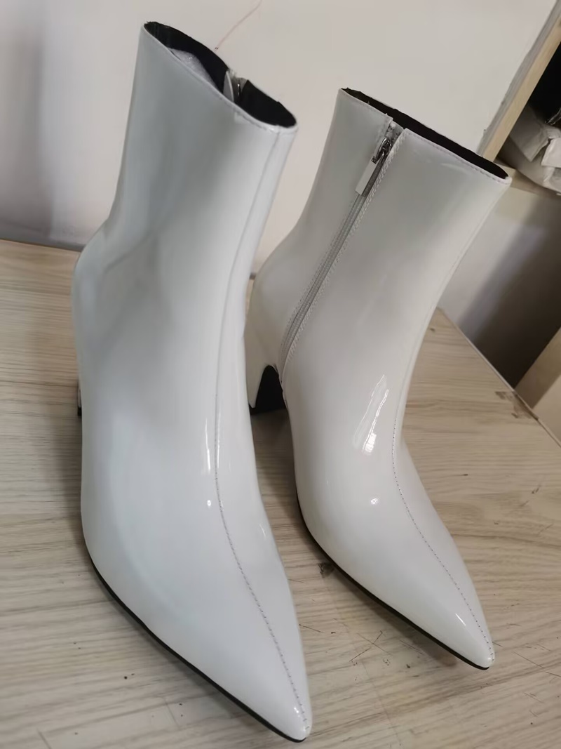 Nowe modne białe buty męskie,  – Men Formal Wear With Boots recenzja i cena