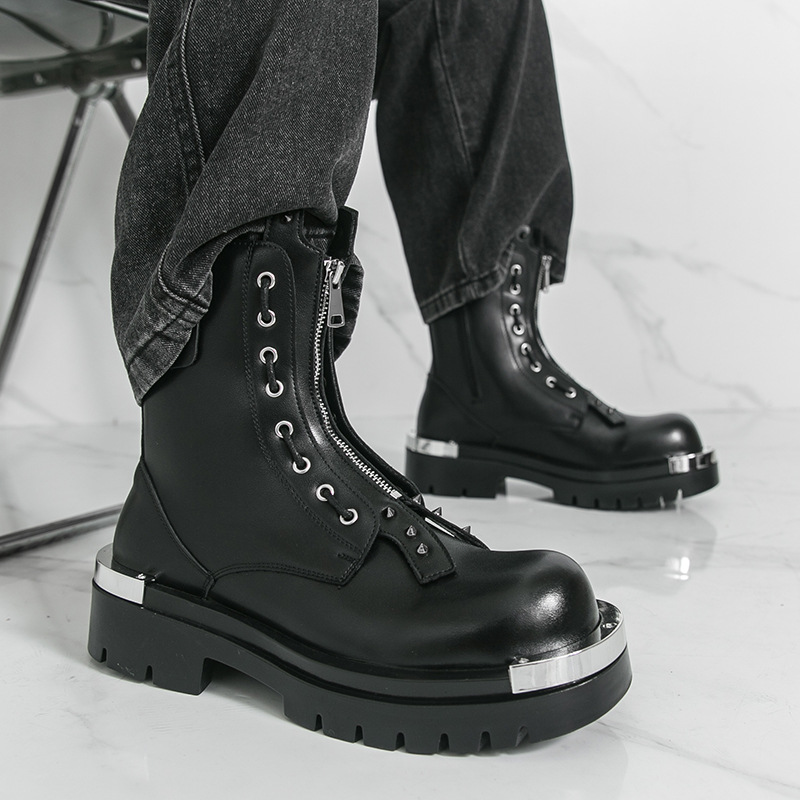 Męskie buty na grubej podeszwi – Men Formal Wear With Boots recenzja i cena