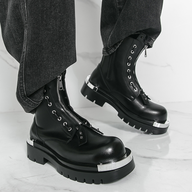 Męskie buty na grubej podeszwi – Men Formal Wear With Boots recenzja i cena